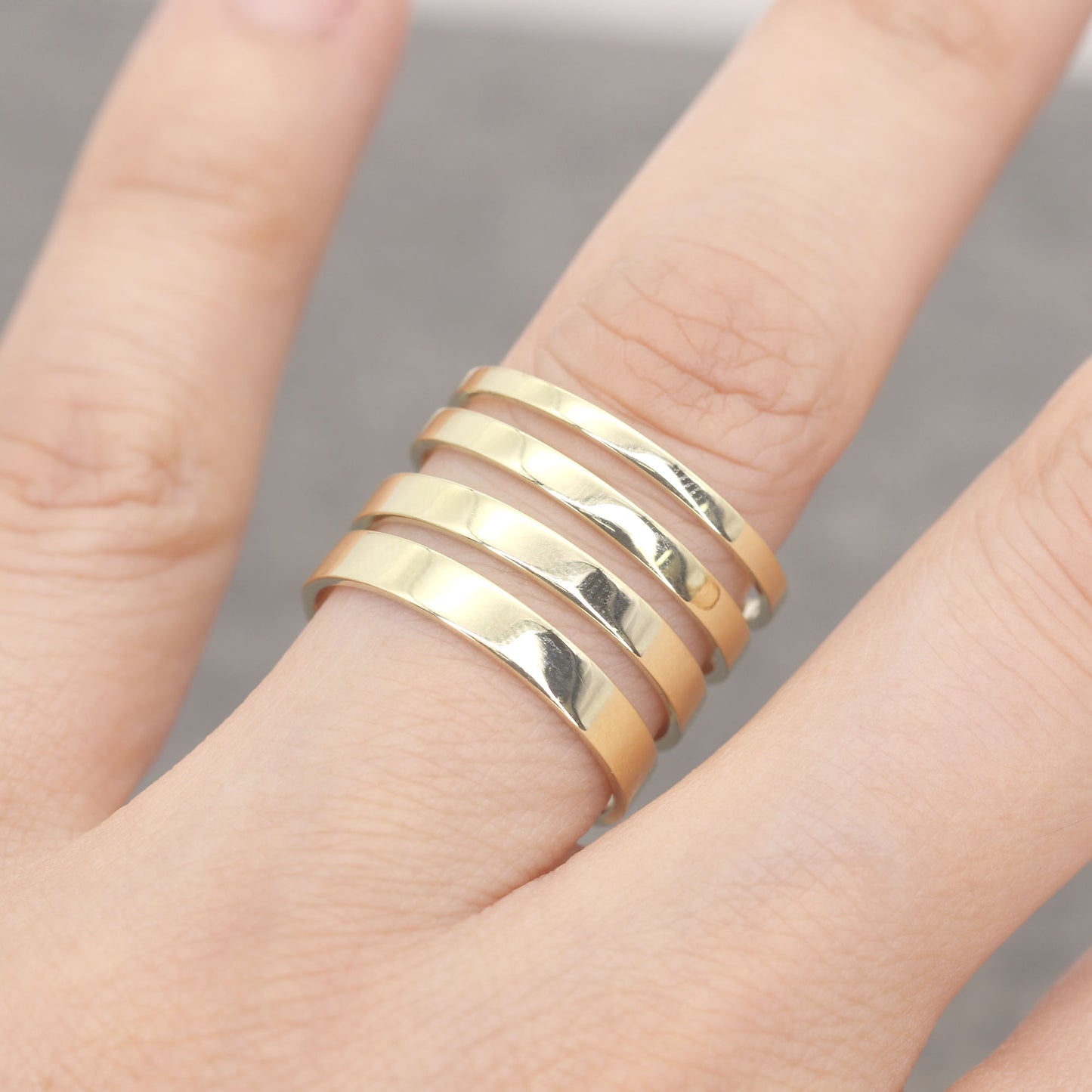 14K 3.0MM FLAT BAND