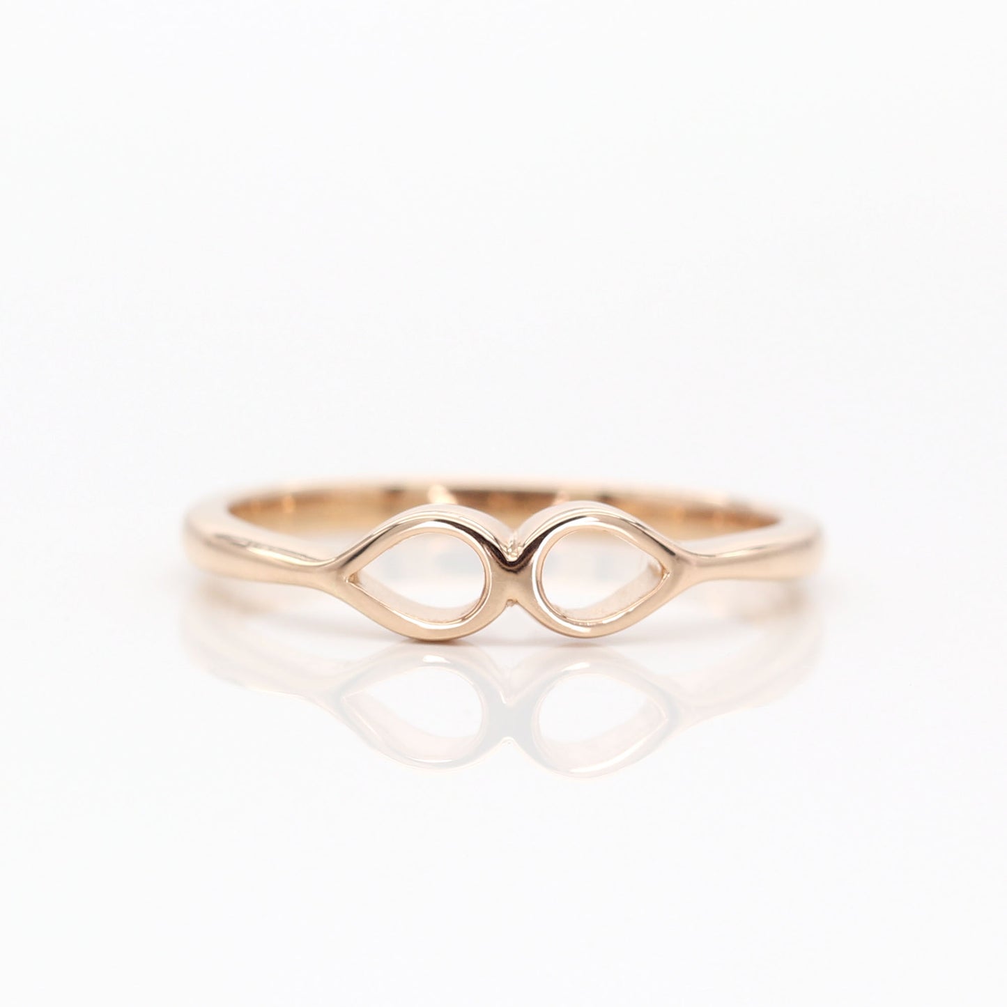 14K DOUBLE WATER DROP BAND