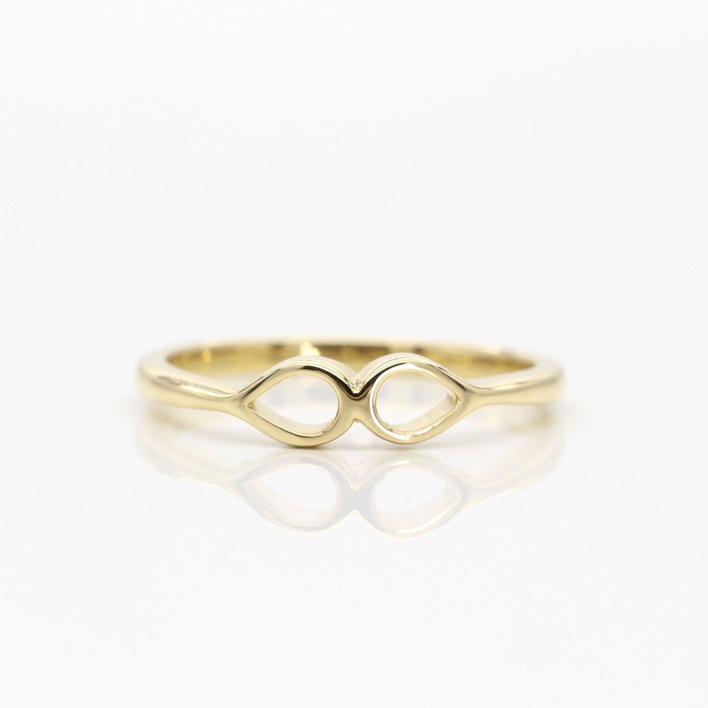 14K DOUBLE WATER DROP BAND