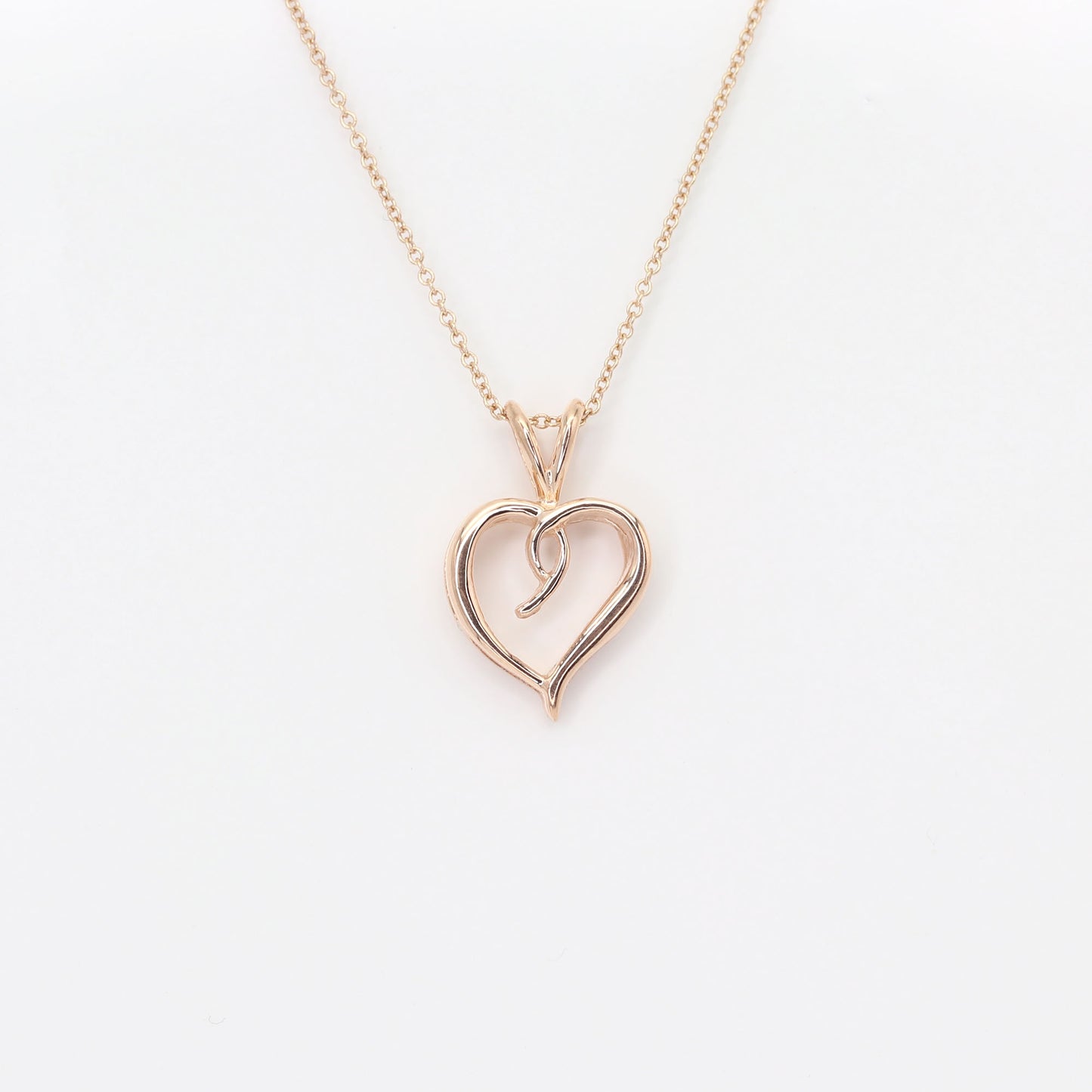 14K HEART NECKLACE