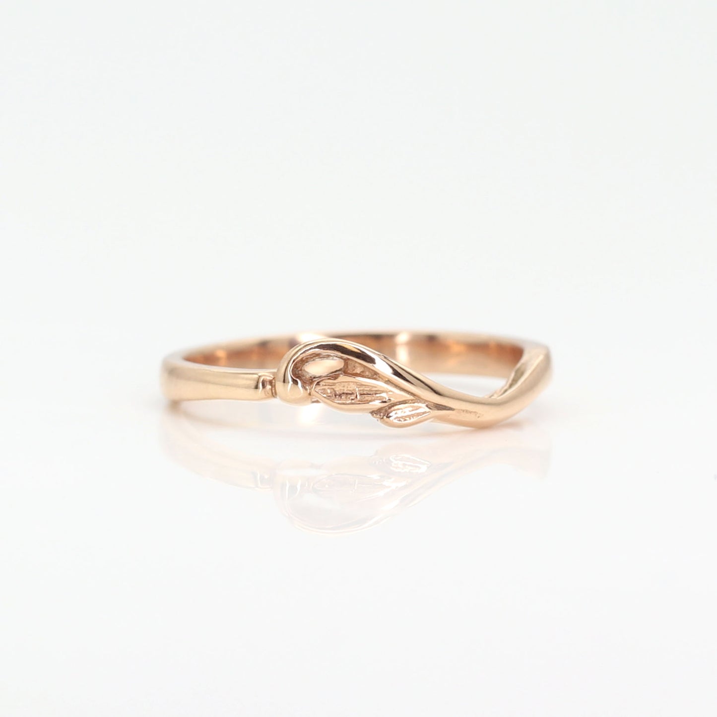 14K LEAF BAND