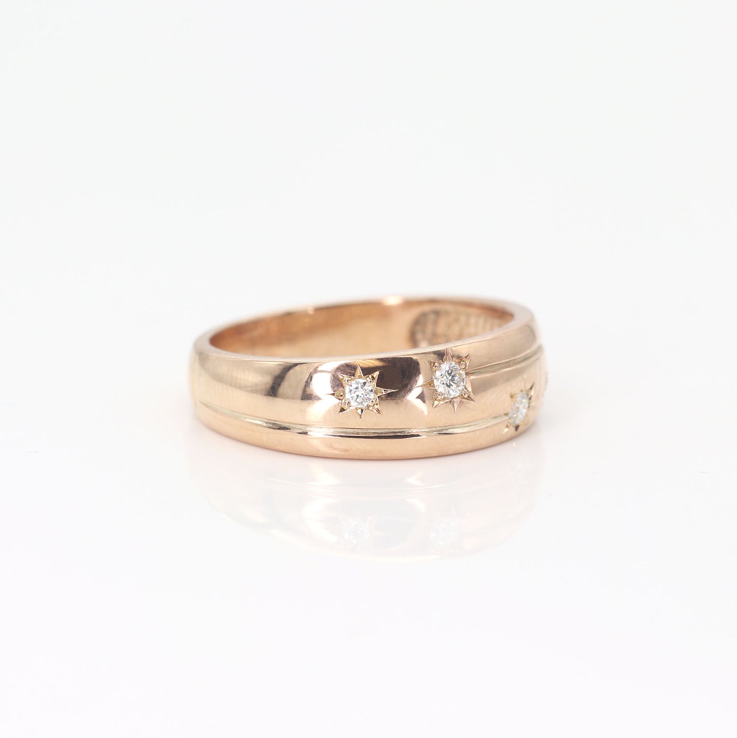 14K DIAMOND SHOOTING STAR BAND