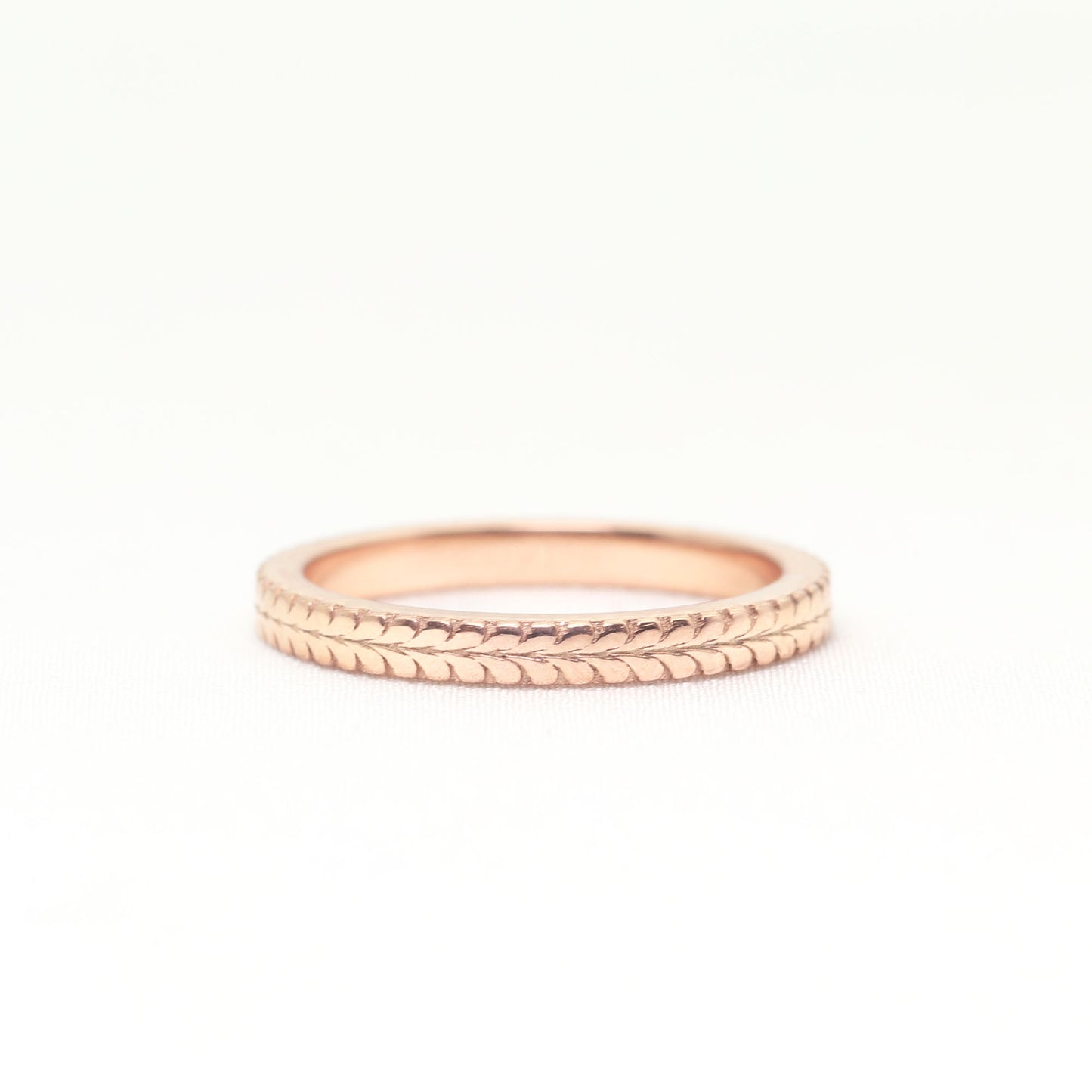14K HEART INFINITY BAND (THICKER VERSION)