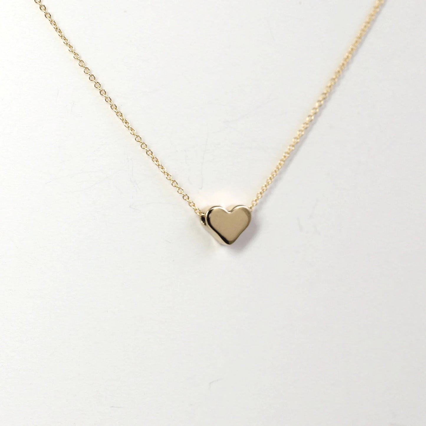 14K STAR HEART NECKLACE