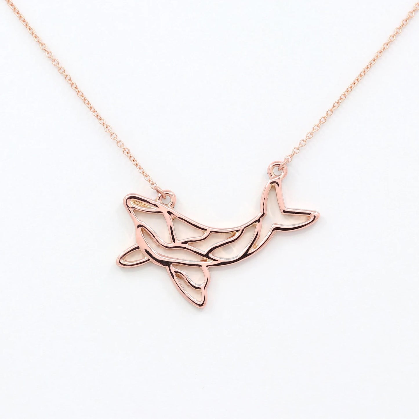 14K WHALE NECKLACE