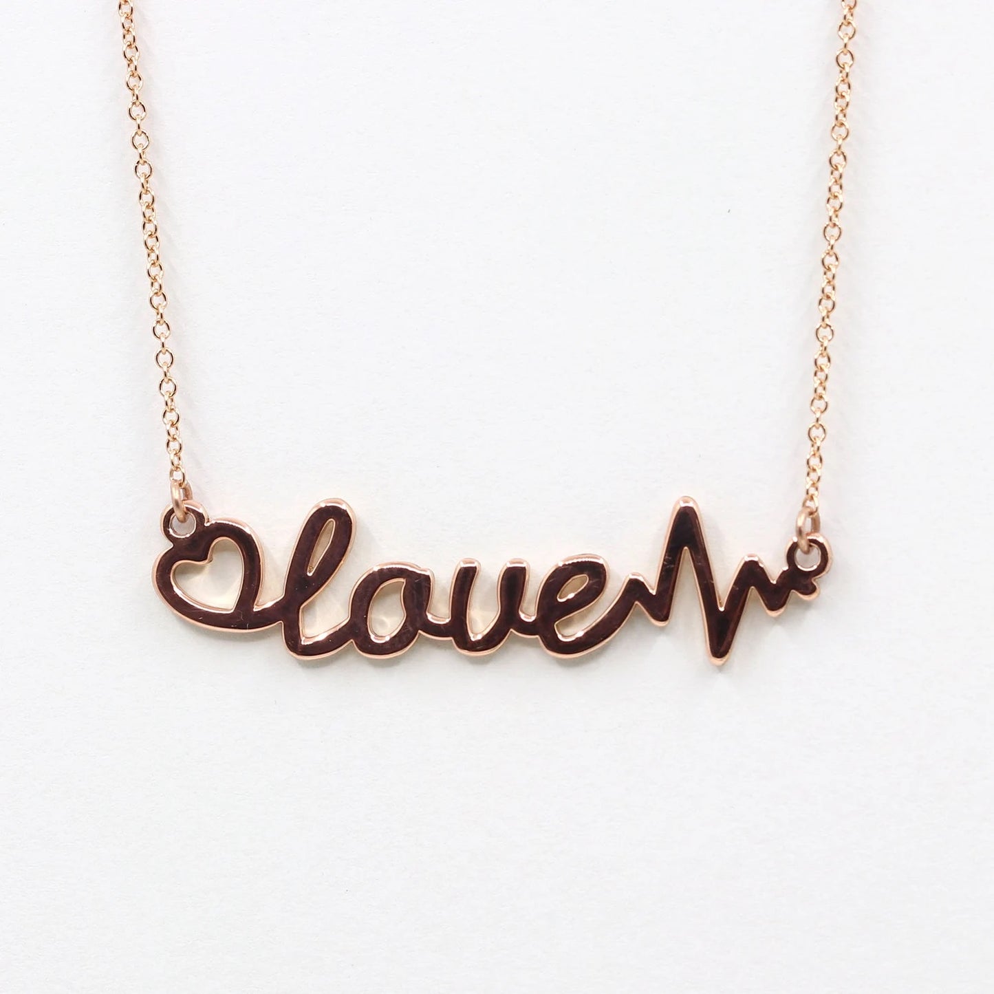14K LETTER LOVE NECKLACE