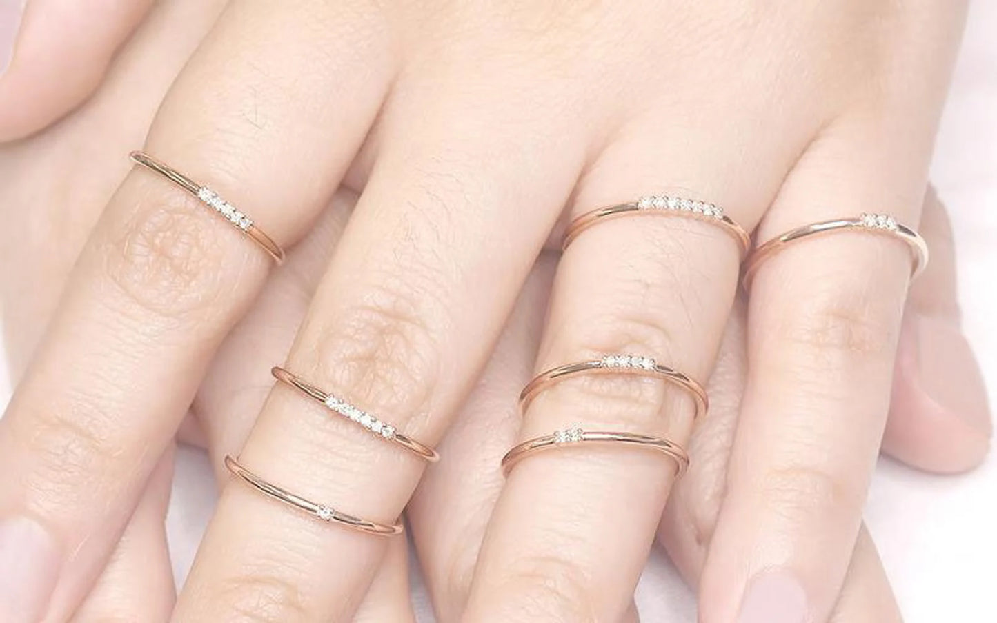 14K 5 DIAMOND 1.2MM BAND