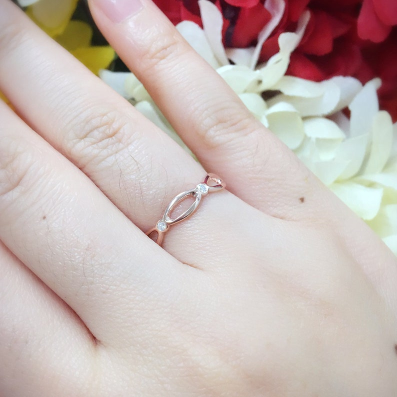 14K DIAMOND INFINITY BAND