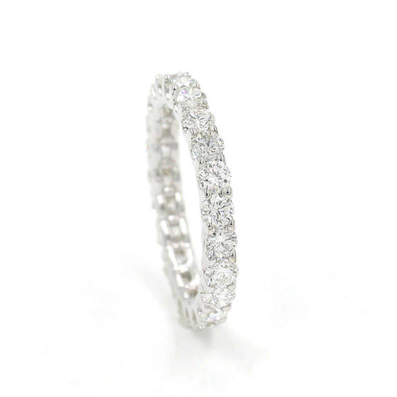 14K WHITE GOLD 1.5CT DIAMOND FULL ETERNITY BAND