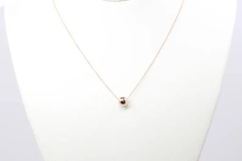 14K BALL NECKLACE