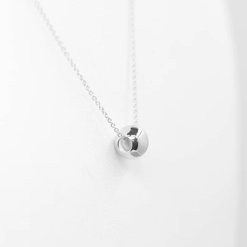 14K BALL NECKLACE