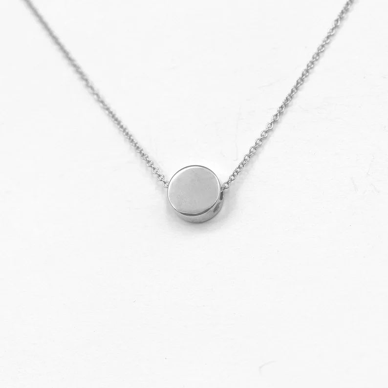 14K CIRCLE NECKLACE