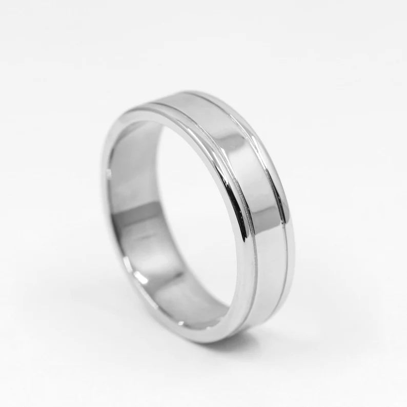 14K DOUBLE LINE BAND