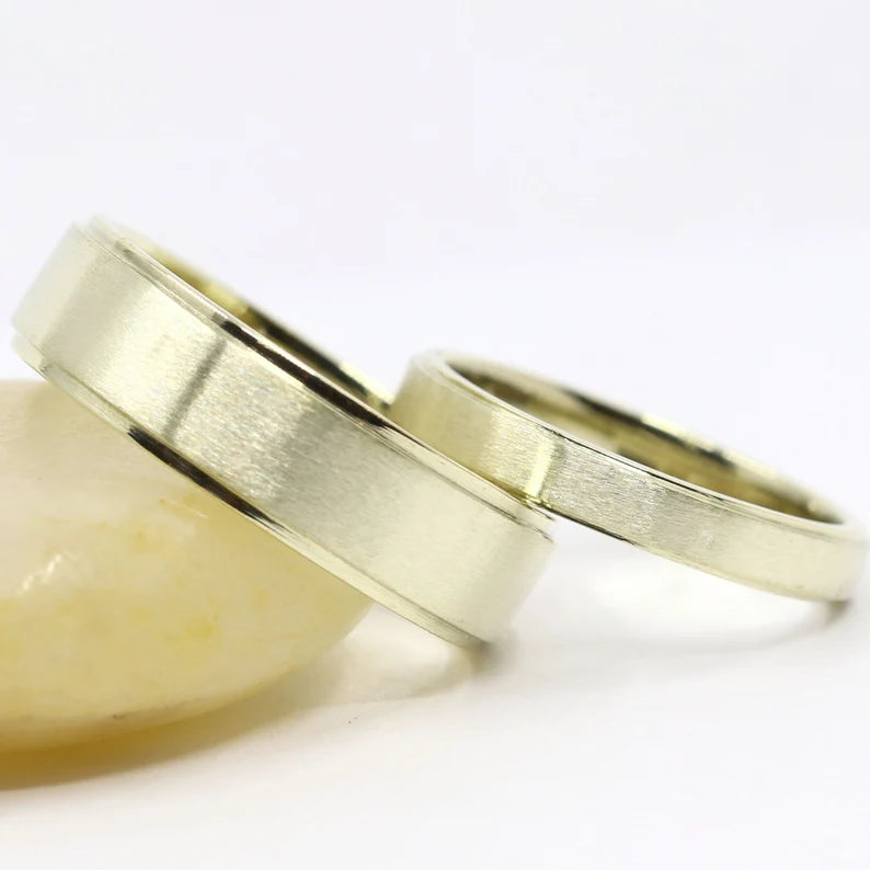 14K 3MM MATT FINISHED BAND