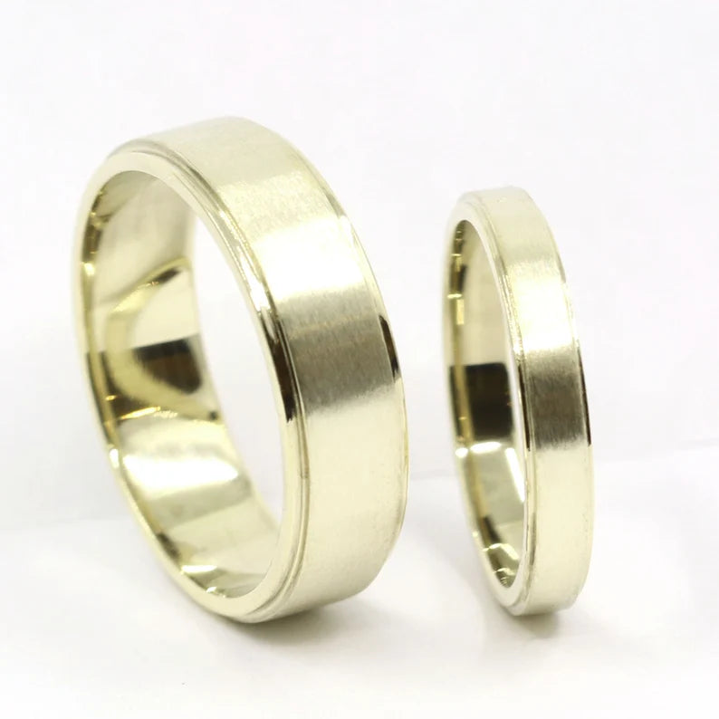 14K 3MM MATT FINISHED BAND
