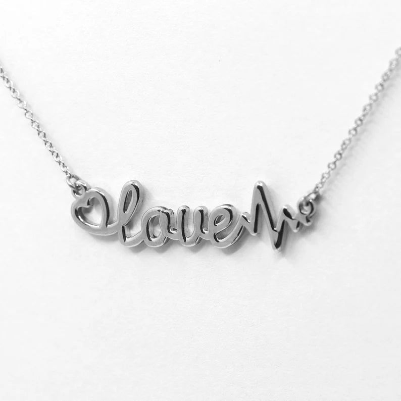 14K LETTER LOVE NECKLACE