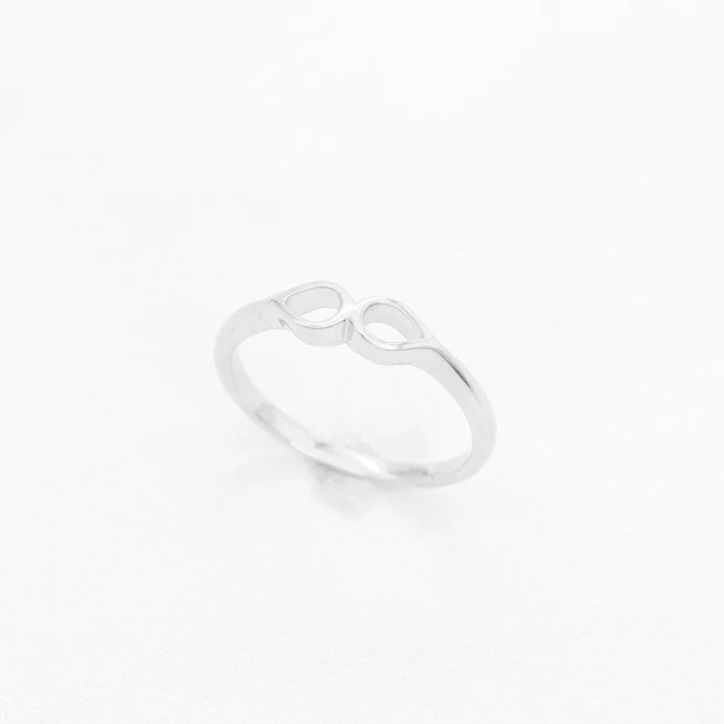 14K DOUBLE WATER DROP BAND
