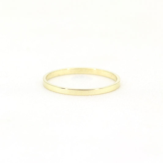 14k 1.5MM Flat Band