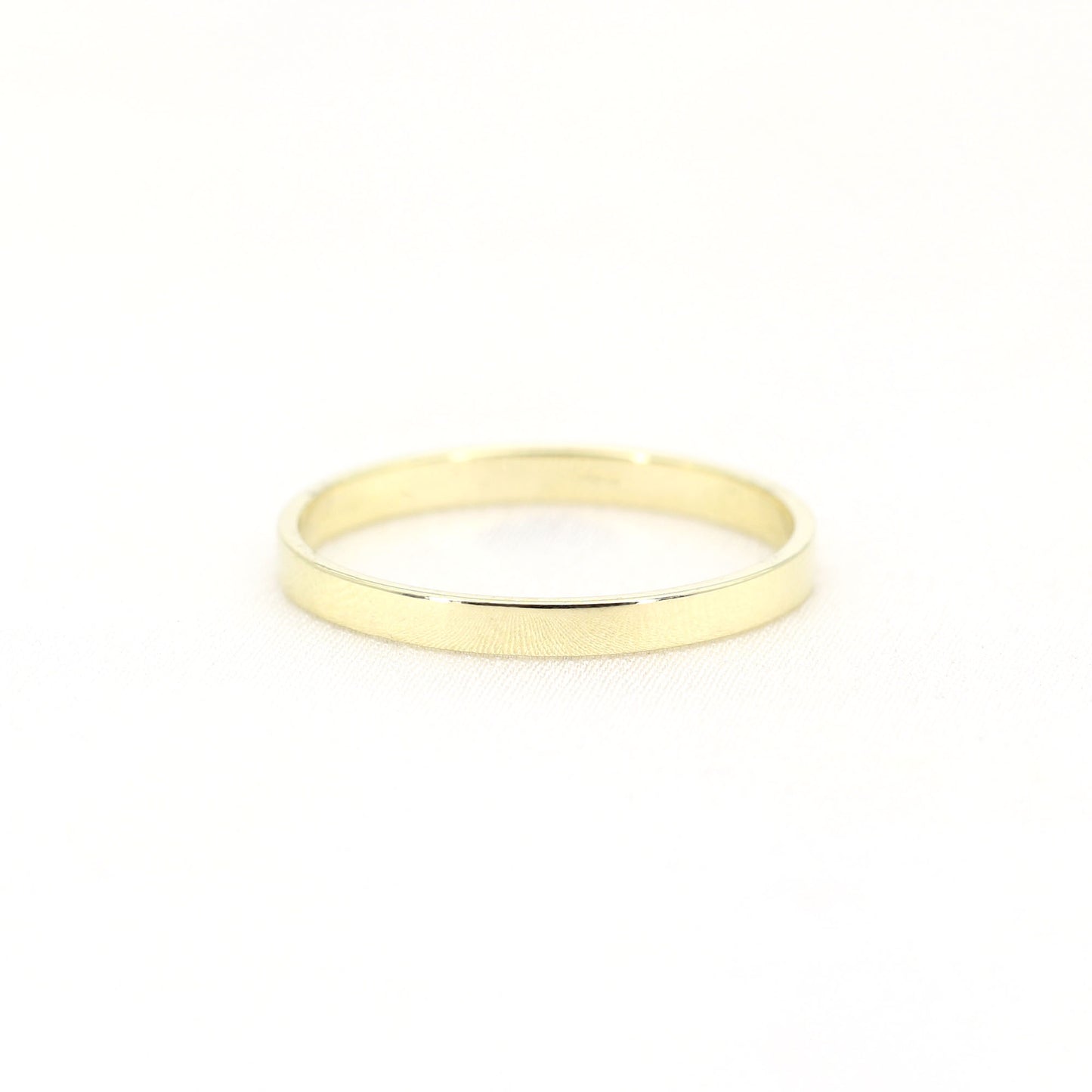 14k 2.0MM Flat Band