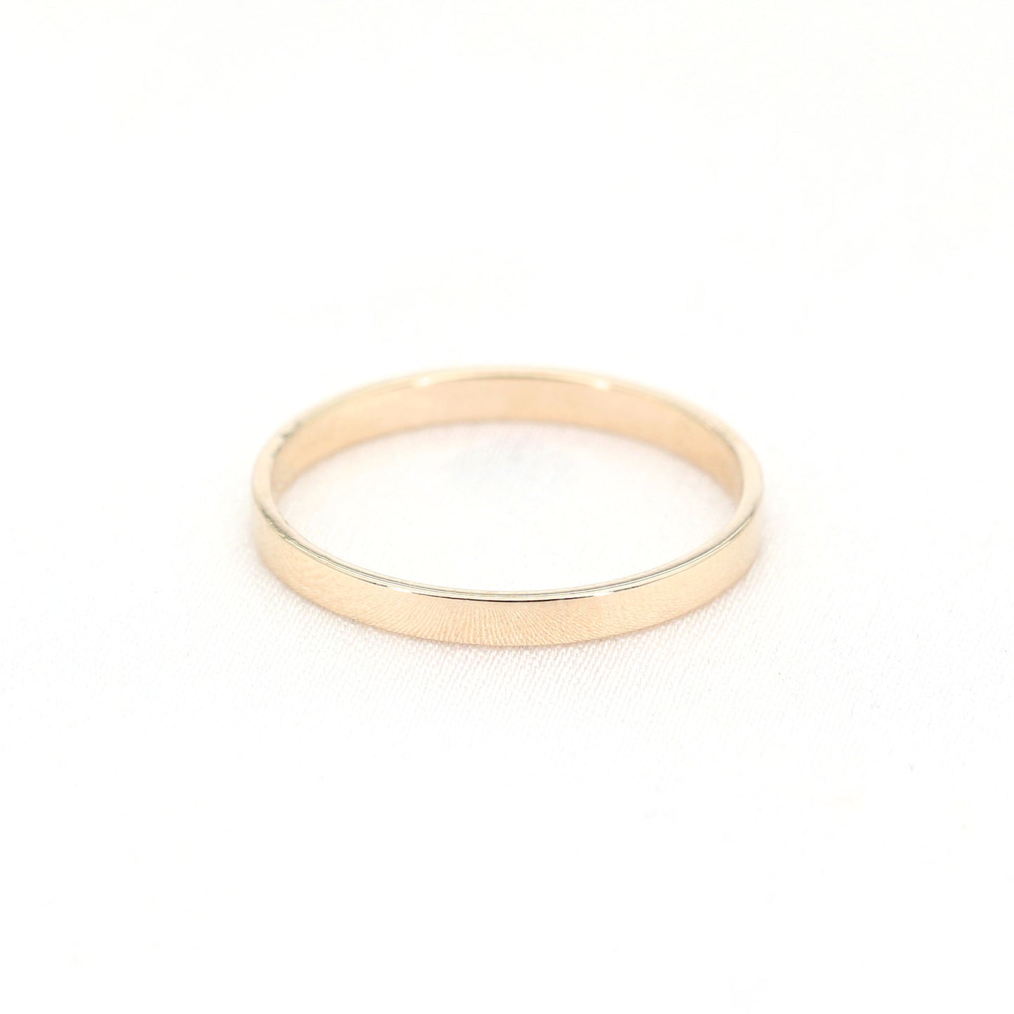 14k 2.0MM Flat Band