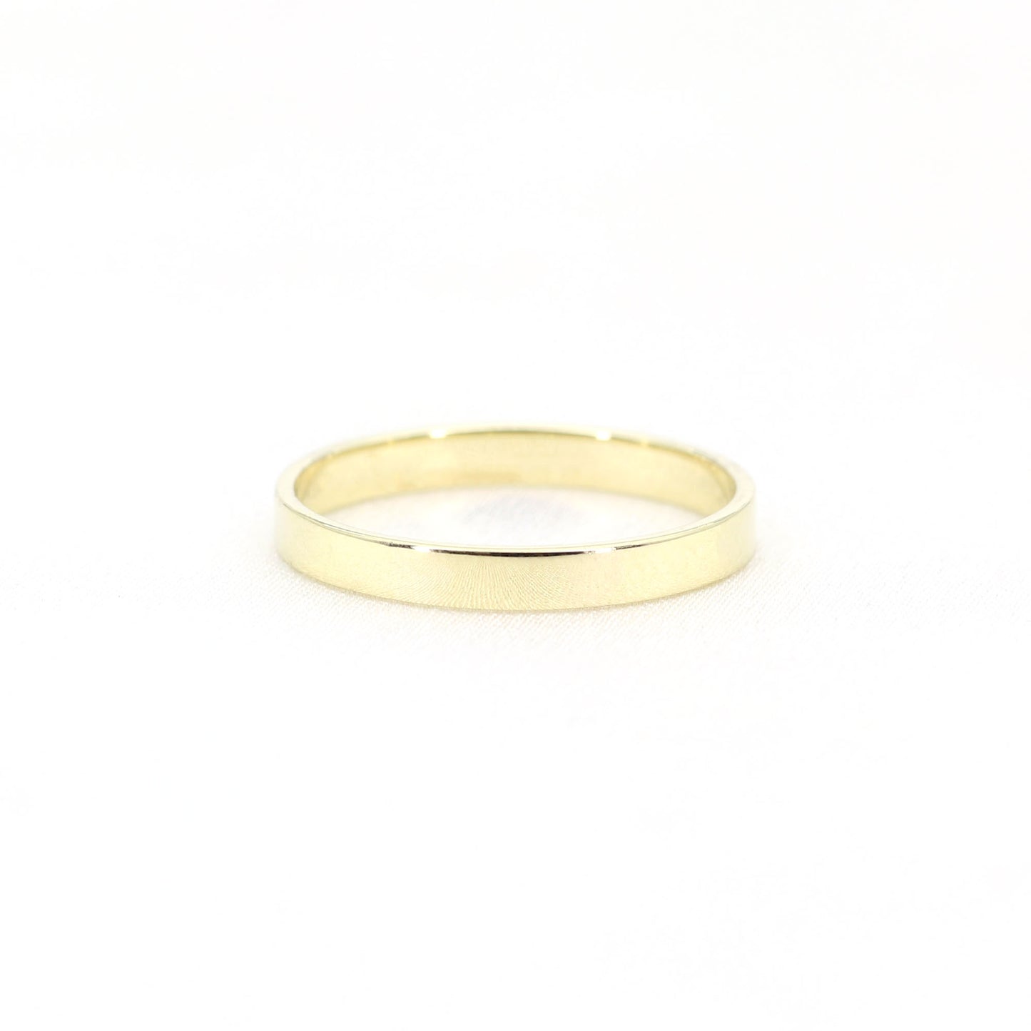 14k 2.5MM Flat Band