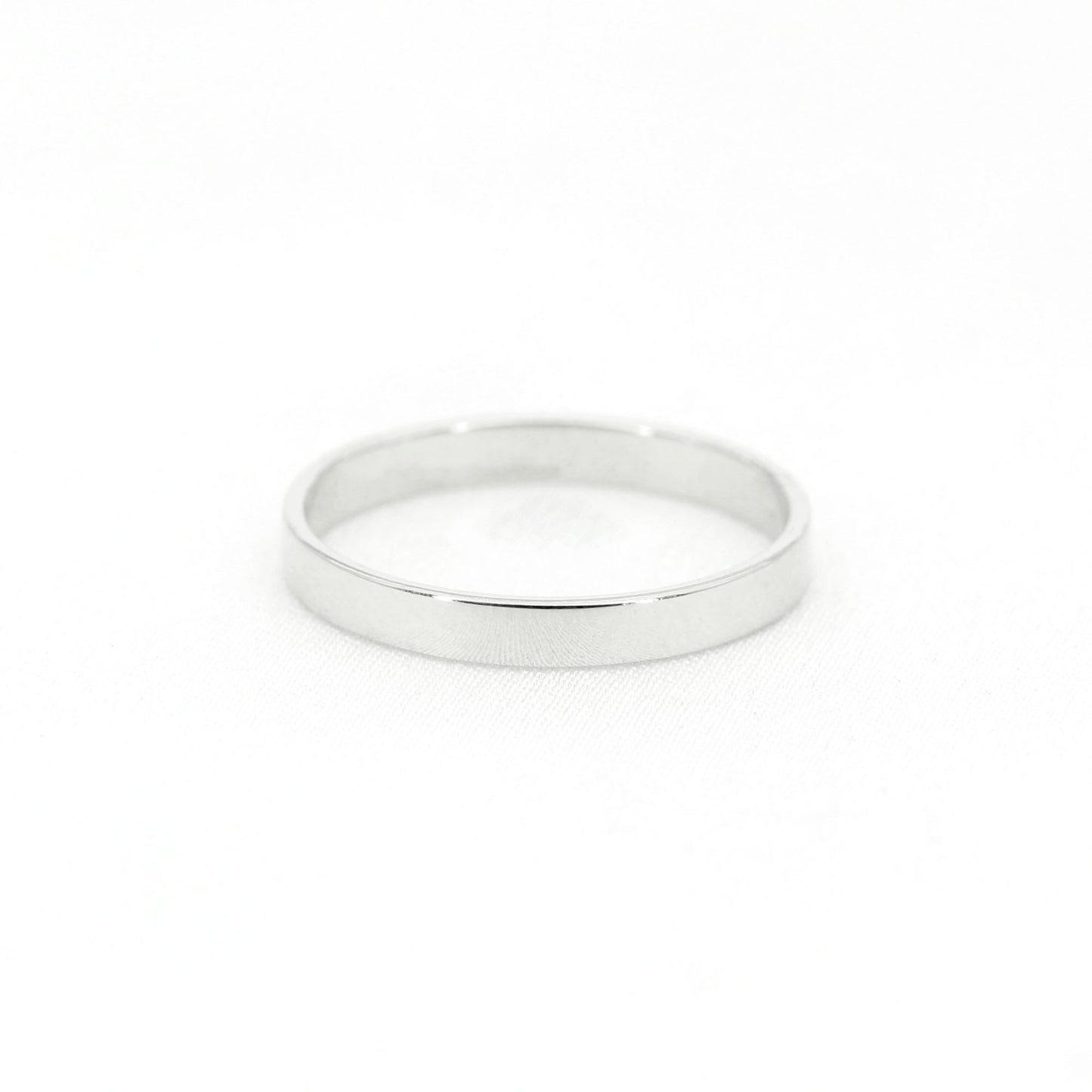 14k 2.5MM Flat Band