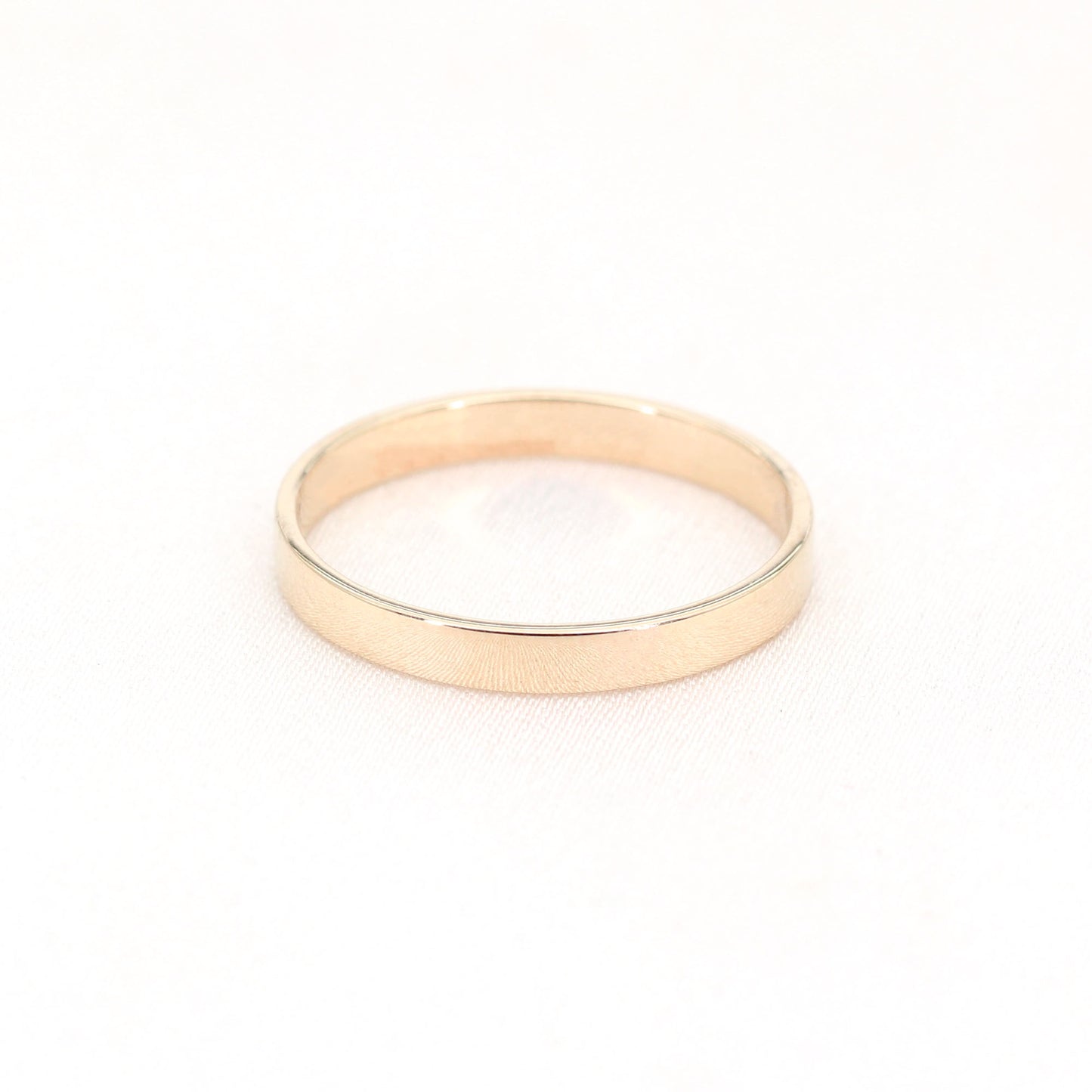 14k 2.5MM Flat Band