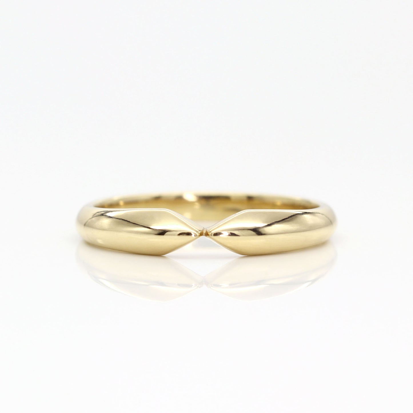 14K POINTED BAND