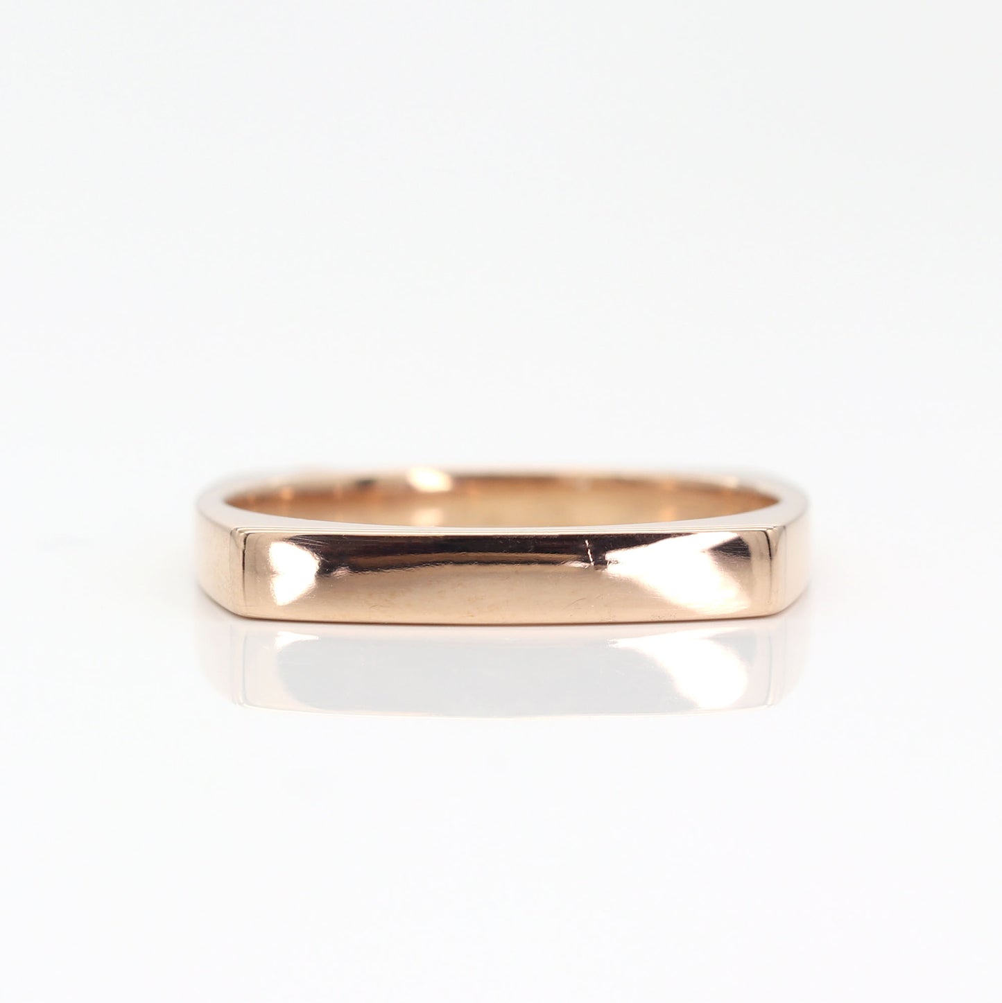 14K SQUARE BAND