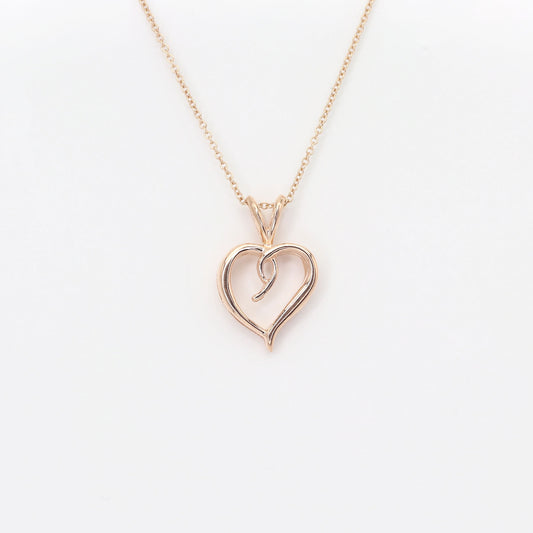 14K HEART NECKLACE