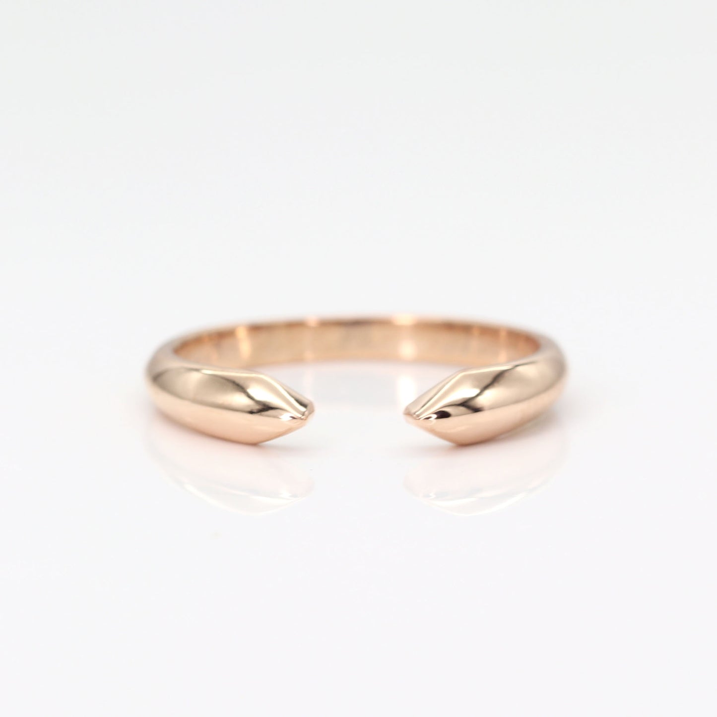 14K POINTED OPEN BAND