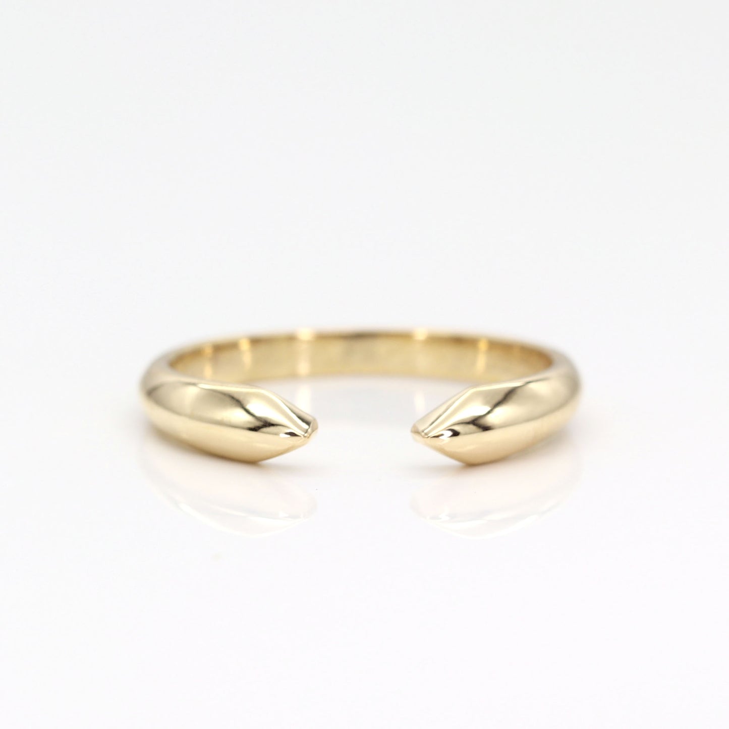 14K POINTED OPEN BAND