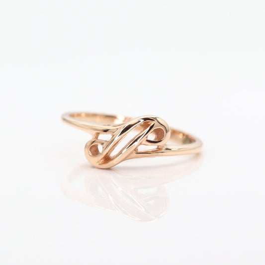 14K DOLLAR SHAPE FREEFORM BAND