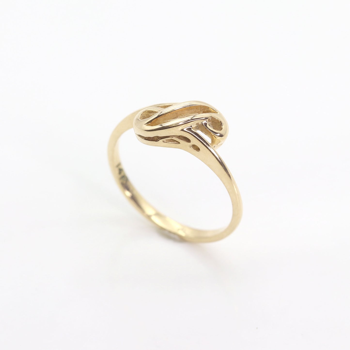 14K DOLLAR SHAPE FREEFORM BAND