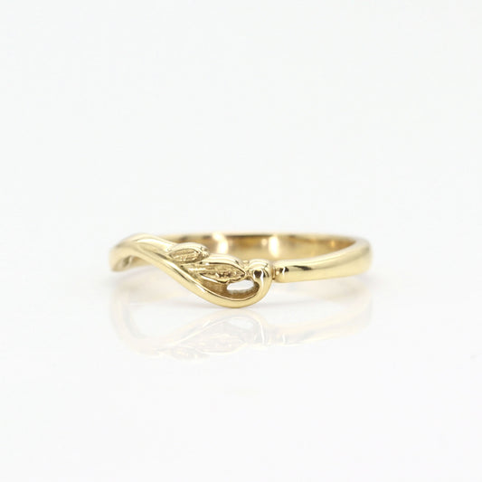 14K LEAF BAND