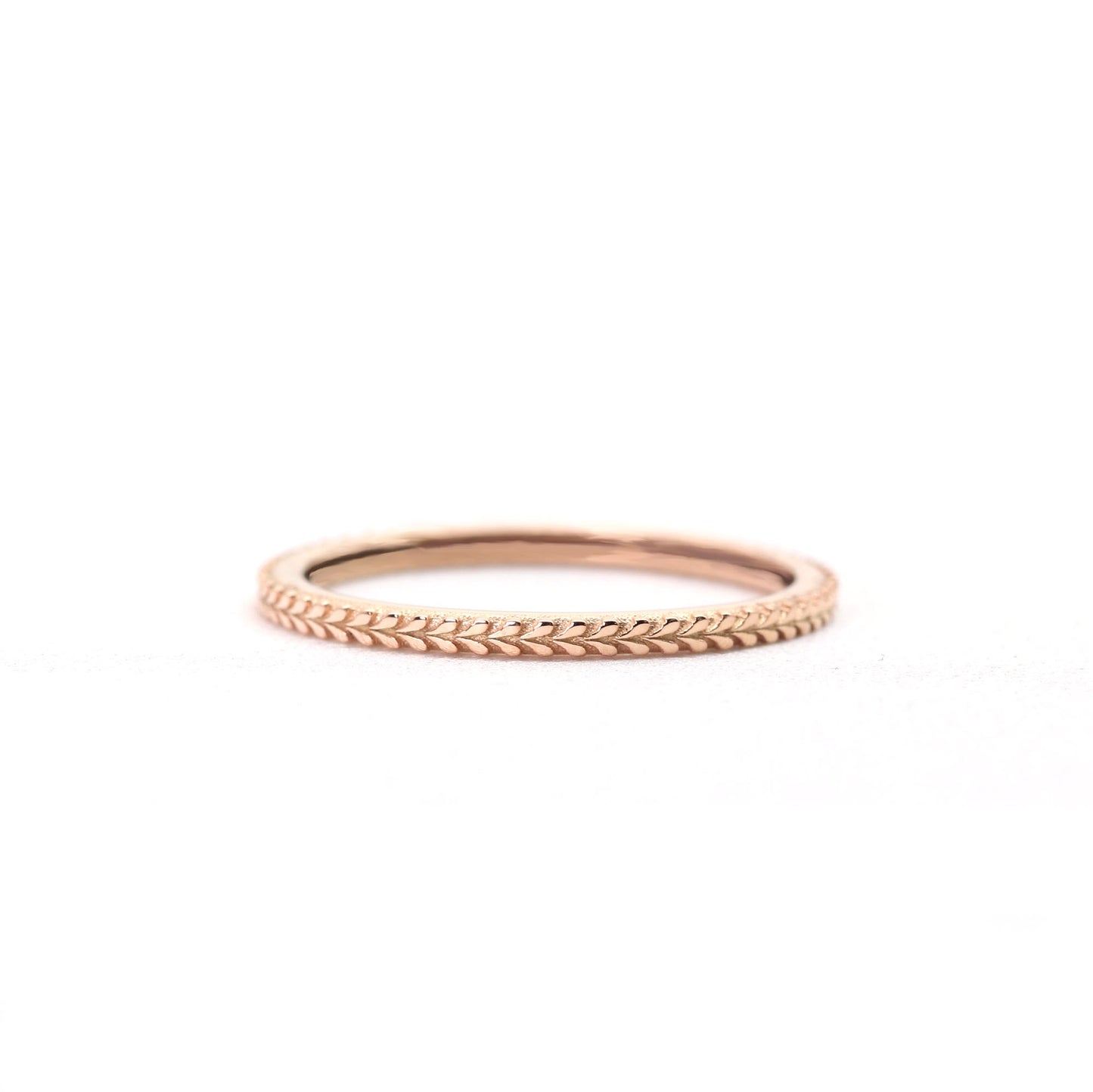 14K HEART INFINITY BAND