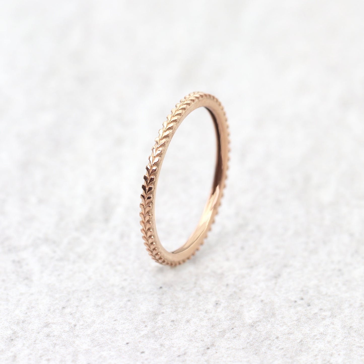 14K HEART INFINITY BAND