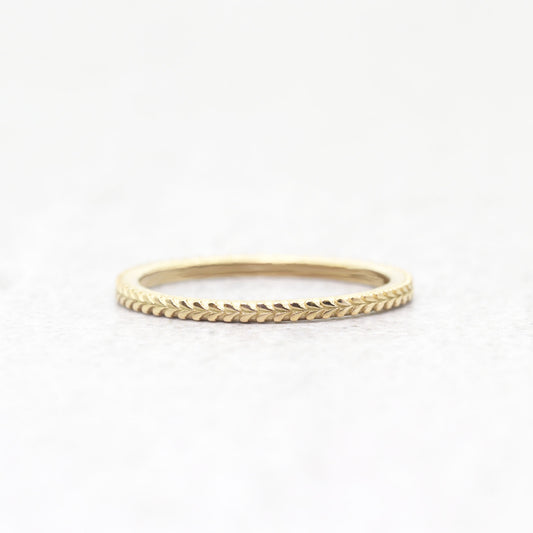 14K HEART INFINITY BAND