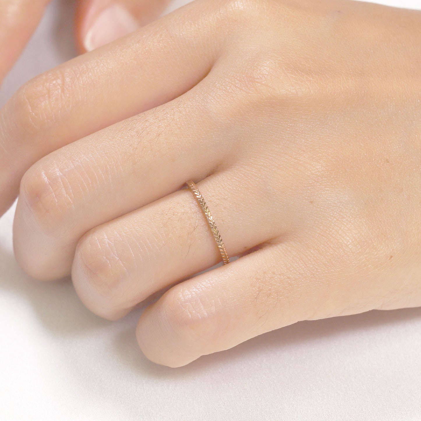 14K HEART INFINITY BAND