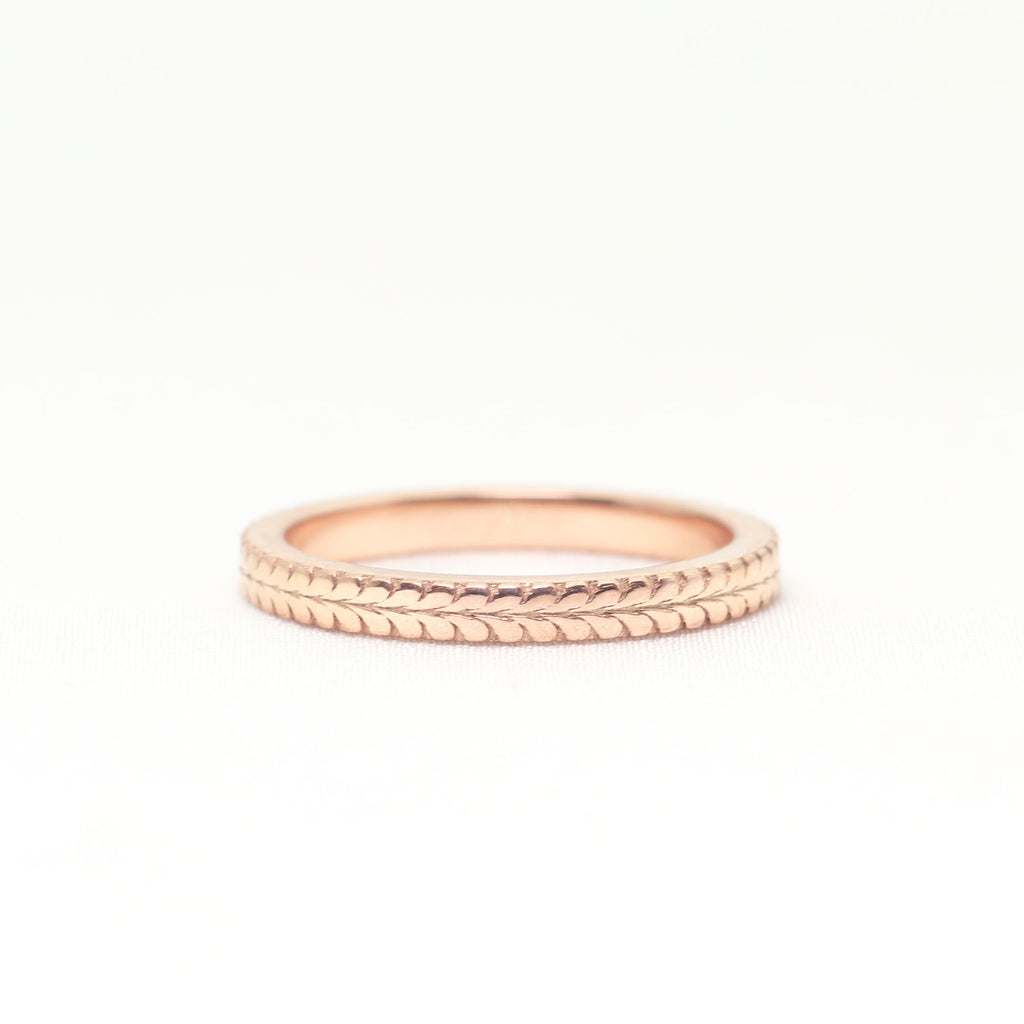 14K HEART INFINITY BAND (THICKER VERSION)
