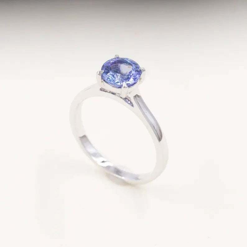 14K TANZANITE SOLITAIRE RING