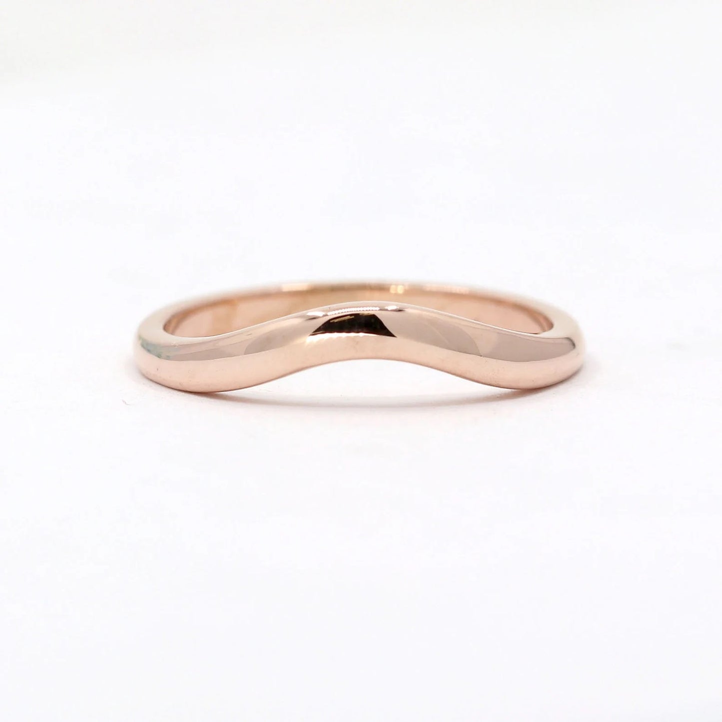 14K 2.5MM CURVED BAND