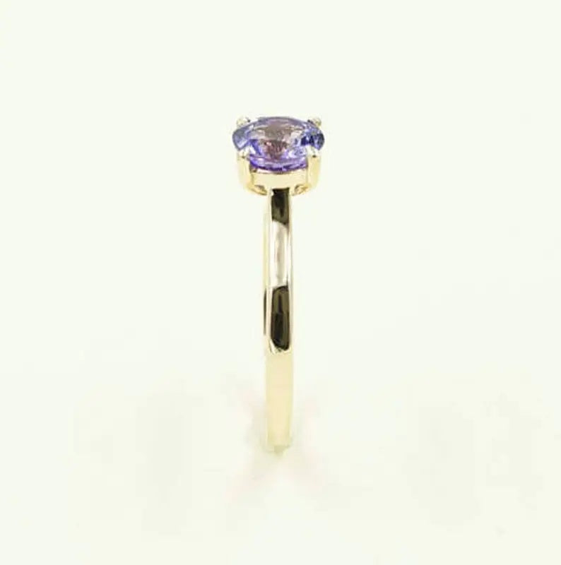 14K TANZANITE SOLITAIRE RING