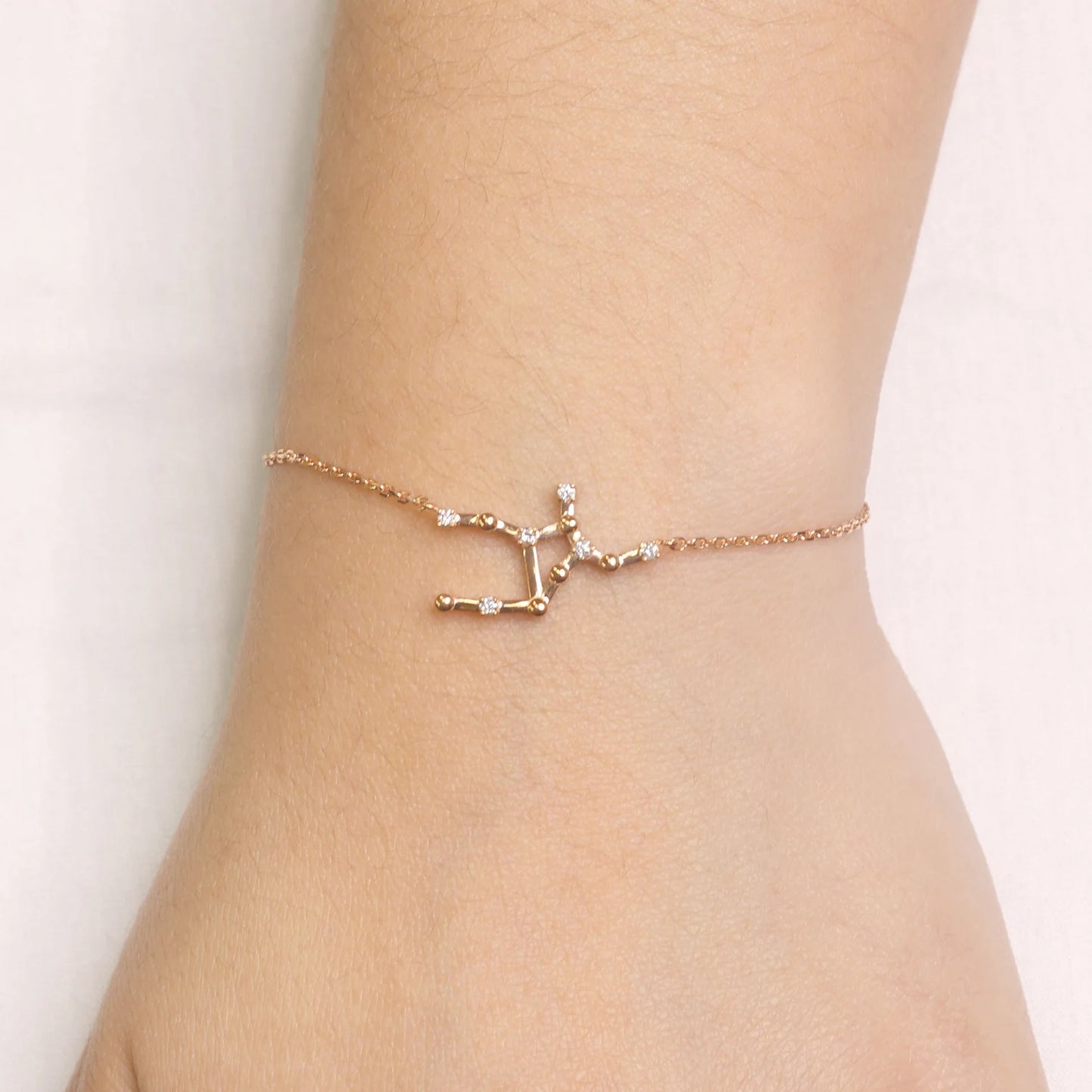 14K DIAMOND VIRGO ZODIAC SIGN BRACELET