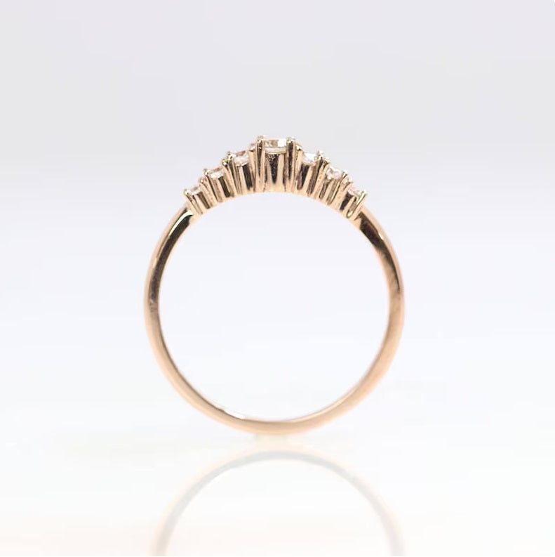 14K 0.32CT DIAMOND BAND