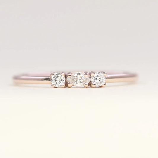 14K 0.14CT DIAMOND BAND