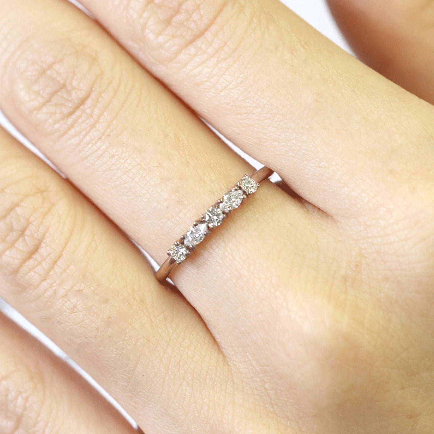 14K 0.24CT DIAMOND BAND