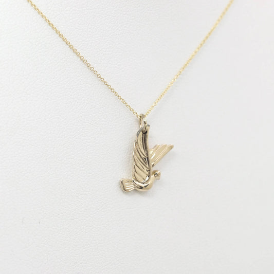 14K DOVE NECKLACE