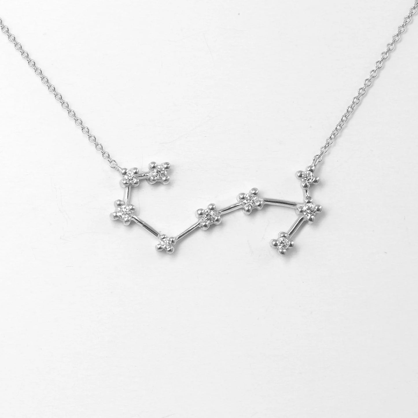 14K DIAMOND SCORPIO ZODIAC SIGN NECKLACE