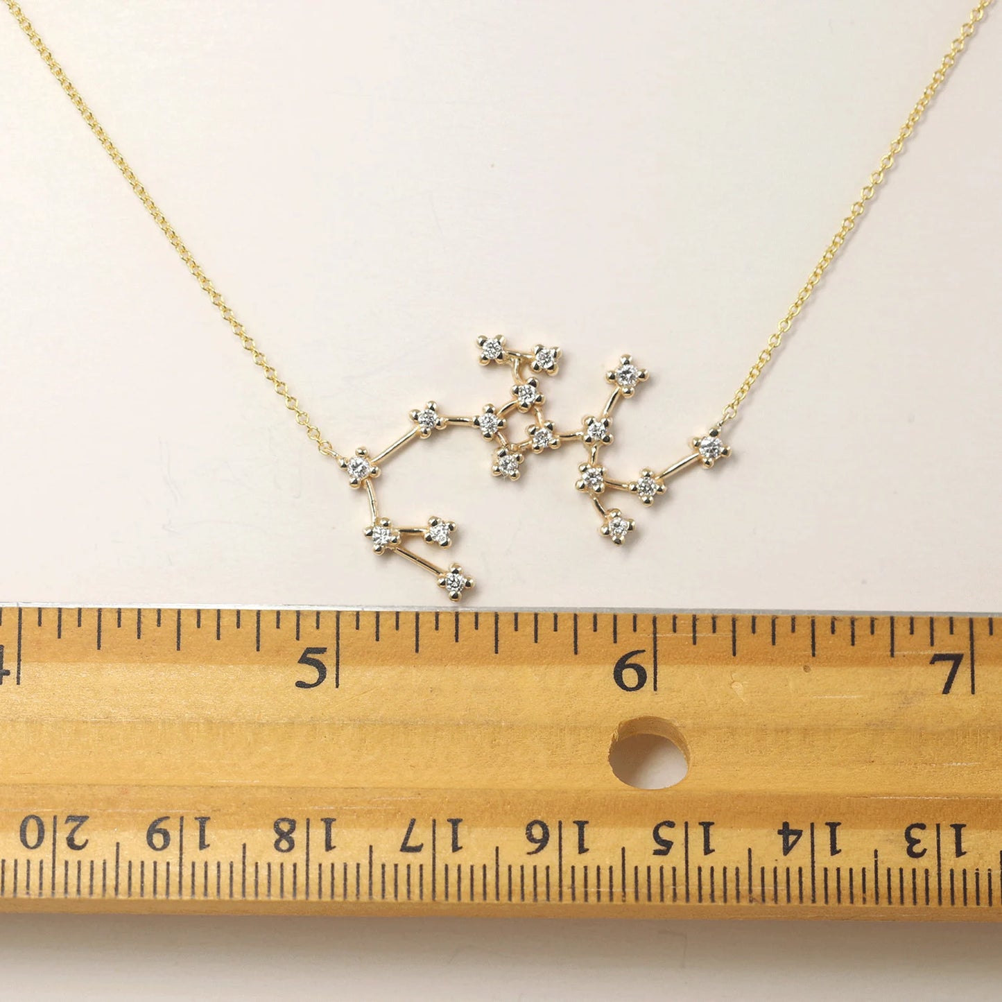 14K DIAMOND SAGITTARIUS ZODIAC SIGN NECKLACE